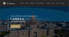 Desktop Screenshot of capellatx.com